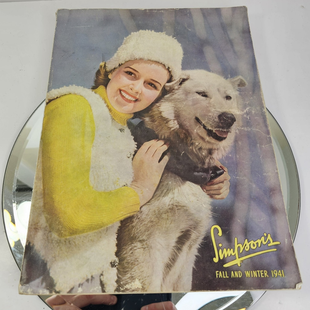 1941 Simpsons Sears Winter & Fall Catalog Regina Canada Nice Cond WWII Mention